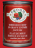 Fromm Four-Star Grain-Free, Shredded Beef in Gravy, Canned Dog Food, 12.2 oz