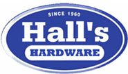 Halls Hardware Logo